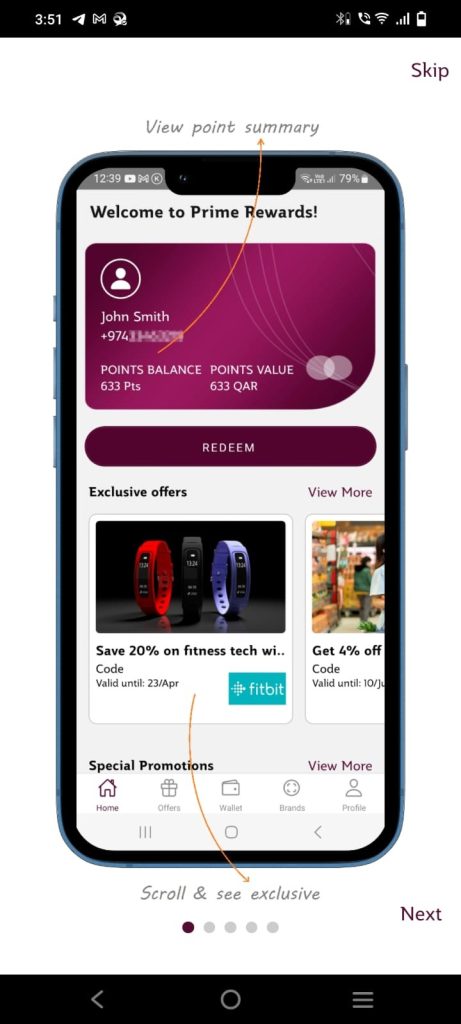 Prime Rewards App Screen View 2